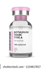 3d Render With Botulinum Toxin Type A Vial