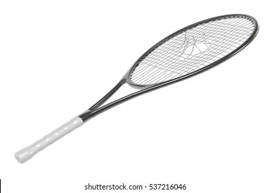 3d Render Of Broken Tennis Racket