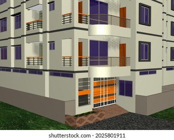 3D Render Building Design  image
