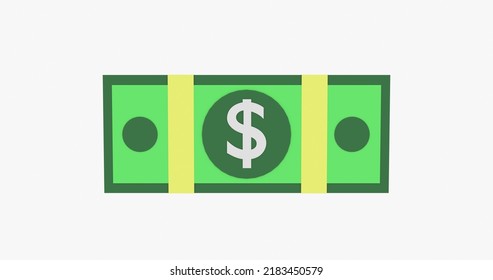 3D Render Bundle Money Front View