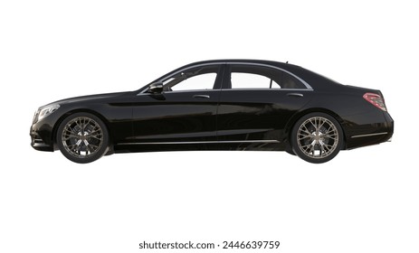3d render: Car  Blank Template, 3d  Car Icon with Shadow, Business Sedan Car on White Background, Car Isolated, Automobile Isolated, Automobile Service Sign, Auto Body, Automobile Industry