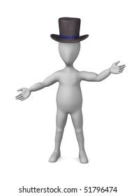 3d Render Cartoon Character Hat Stock Illustration 51796498 | Shutterstock