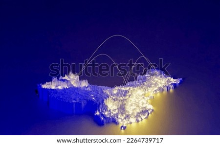 Similar – Image, Stock Photo Magic night Landscape