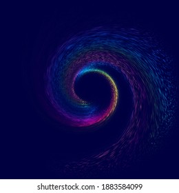  3d render color dynamic swirl background texture