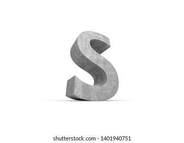 3d Render Concrete Alphabet Abc Design Stock Illustration 1401940751 ...