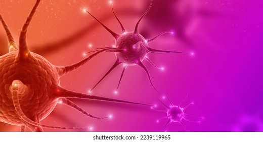3d render Corona virus microscopic view
