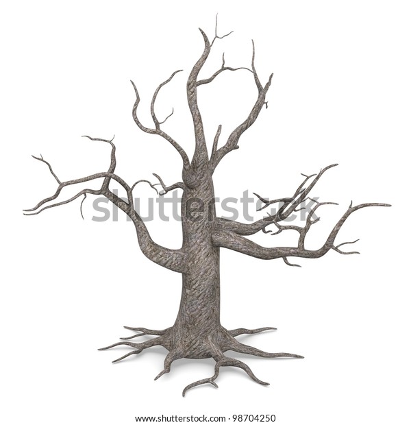 3d Render Dead Tree Stock Illustration 98704250 | Shutterstock
