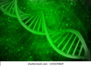 3d render of dna structure, abstract background
