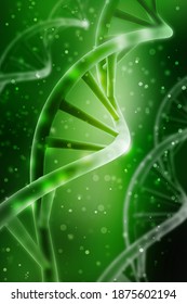 3d render of dna structure, abstract background

