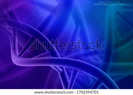 3d render of dna structure, abstract background

