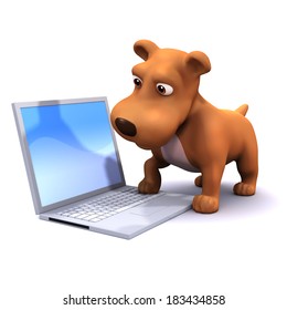 犬 パソコン のイラスト素材 画像 ベクター画像 Shutterstock