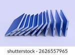 3d render domino external hardisk isolated on white 
