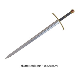 3D Render Of Dragonslayer Sword