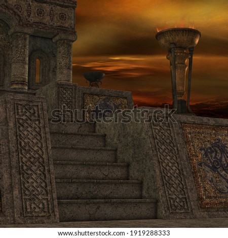 3d render of a fantasy background
