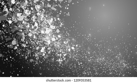 Frost Background Snow Frame Frozen Window Stock Vector (Royalty Free