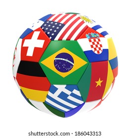 18,727 Soccer ball with brazil flag Images, Stock Photos & Vectors ...