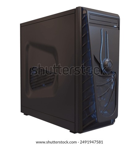 3d render gaming computer case cpu gamer 