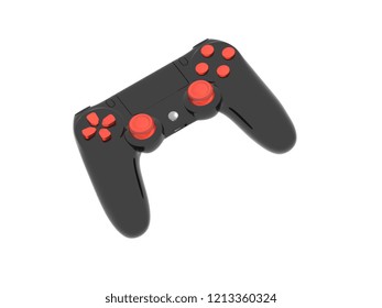 3d render of gaming console