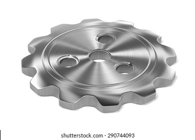 3d render of gear wheel