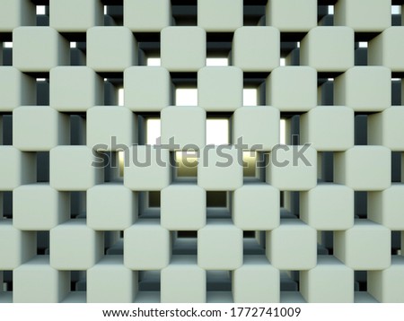 Similar – Image, Stock Photo Courtyard with autumn decoration
