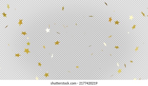 3d render of golden confetti flying on transparent background. - Powered by Shutterstock