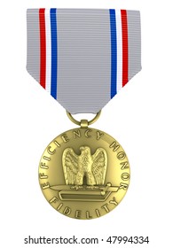 3d Render Good Conduct Medal