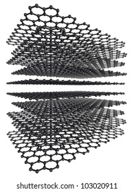 structure of graphite model