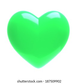 3d Render Green Heart Stock Illustration 187509902 | Shutterstock
