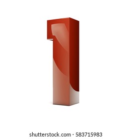 3d Render Green Number One Stock Illustration 583715983 | Shutterstock