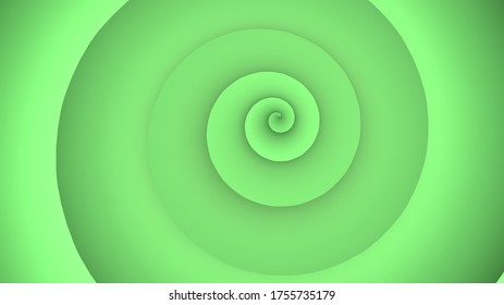 3d render green tunnel background for banner and some design