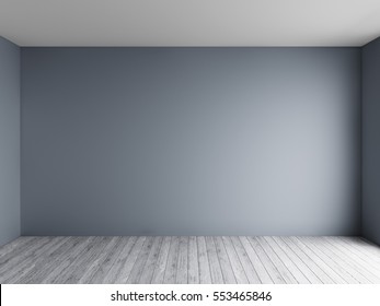 3d Render Grey Wall Interior Stock Illustration 553465846 | Shutterstock