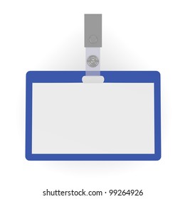 3d Render Of ID Badge