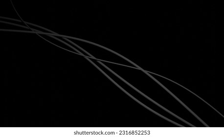 3d render illustration of abstract lines on dark background. Suitable for abstract backgrounds, gaming, and wallpaper. 