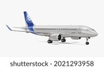 3D render image of airbus