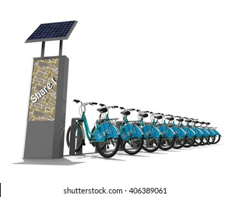 bike sharing station