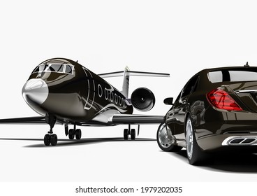 3D render image representing a luxury man transportation