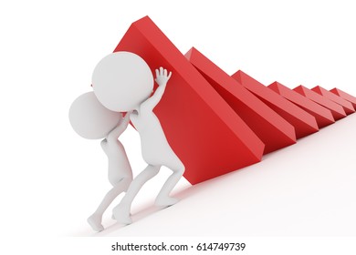 3d render image of teamwork
