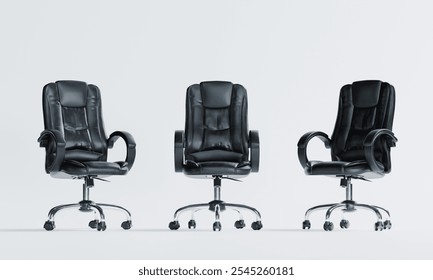 3d render of isolated office leather chair for profession and power concept - Powered by Shutterstock