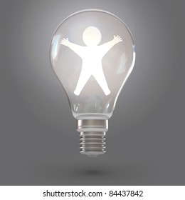 3d render lamp