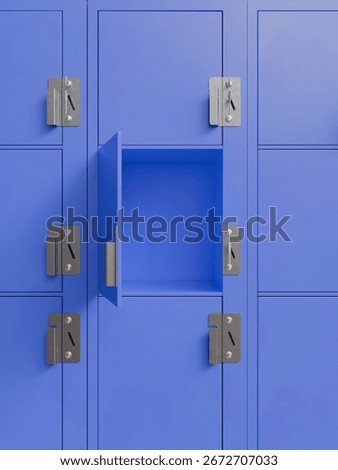 3d Render of locker background