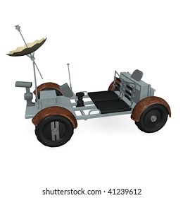 3d Render Of Lunar Rover