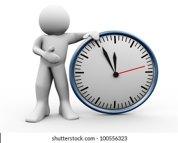 7,710 3d man clock Images, Stock Photos & Vectors | Shutterstock