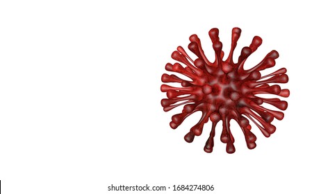 3d Render Medical Illustration China Pathogen Stock Illustration ...