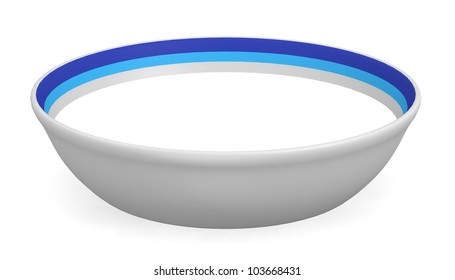 3d Render Of  Milk  Bowl