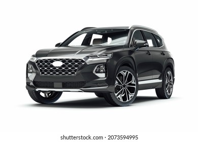 3d Render Of Modern Luxury SUV Car