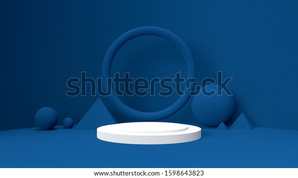 Download 3d Render Object Mockup Background Abstract Stock Illustration 1598643823