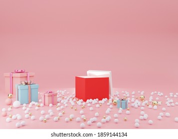 Representación 3D la caja
