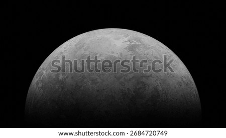 3D render of planet with imaginary texture.