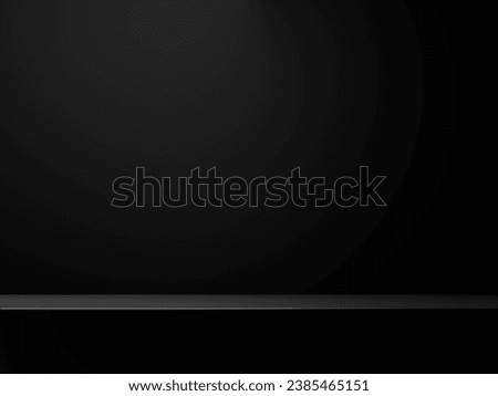 3D render podium, showcase on dark background with copy space. Mock up for the exhibitions, presentation of products. Composition of geometric object,  cylinder and box.