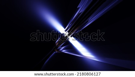 3d render with purple light through stripes on dark